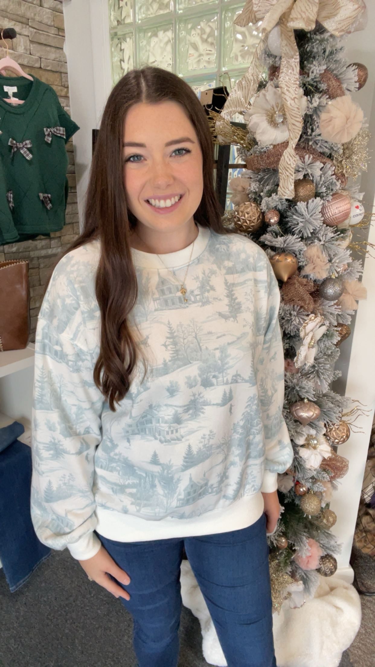 Winter Scene Pullover