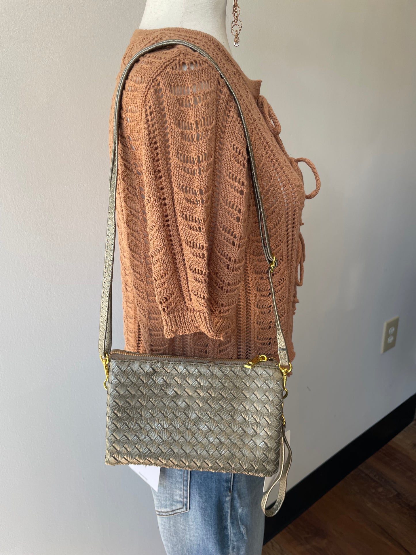 Braided Crossbody Purse