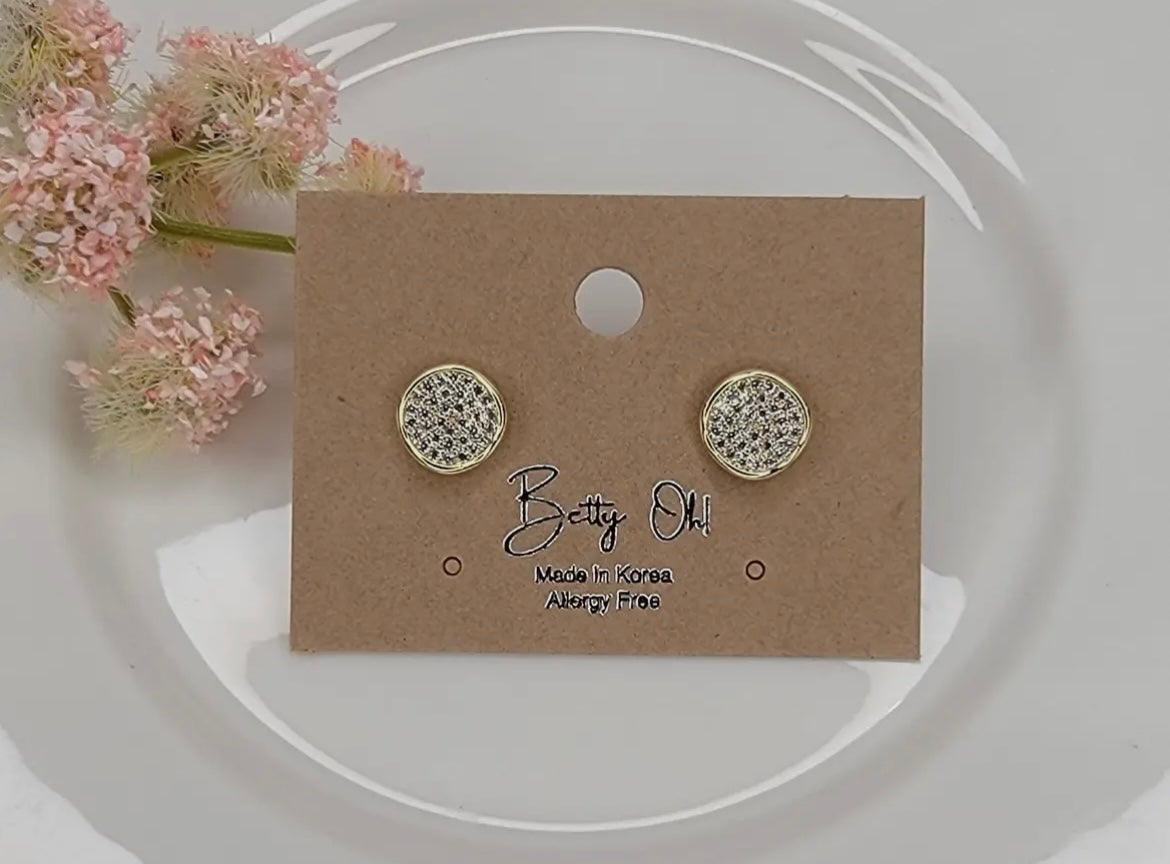 Cave In Post Earrings