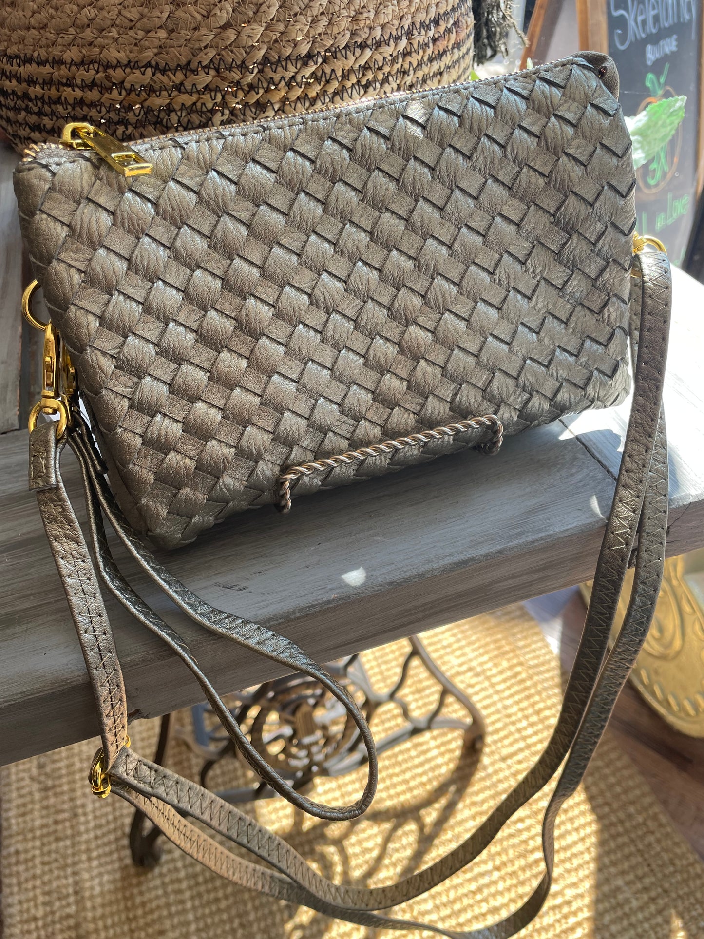Braided Crossbody Purse