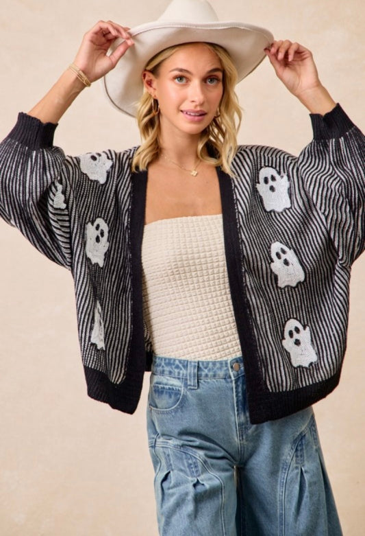 Ghost Sequin Cardigan
