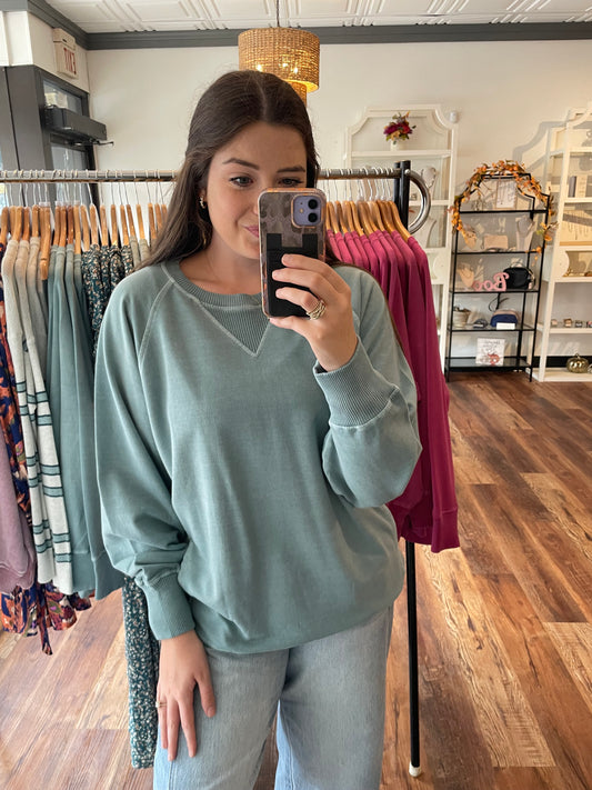 Seafoam French Terry Sweatshirt
