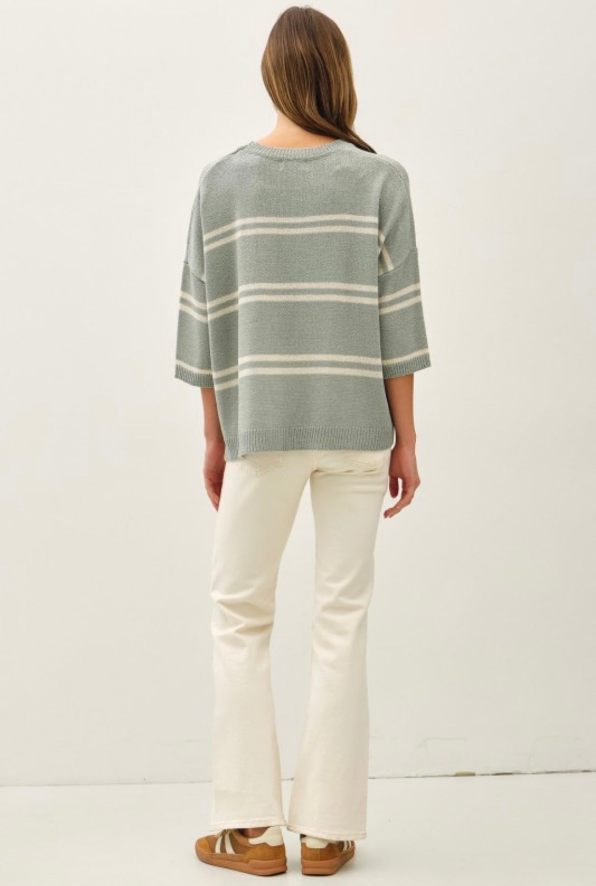 Jade Relaxed Fit Striped Sweater