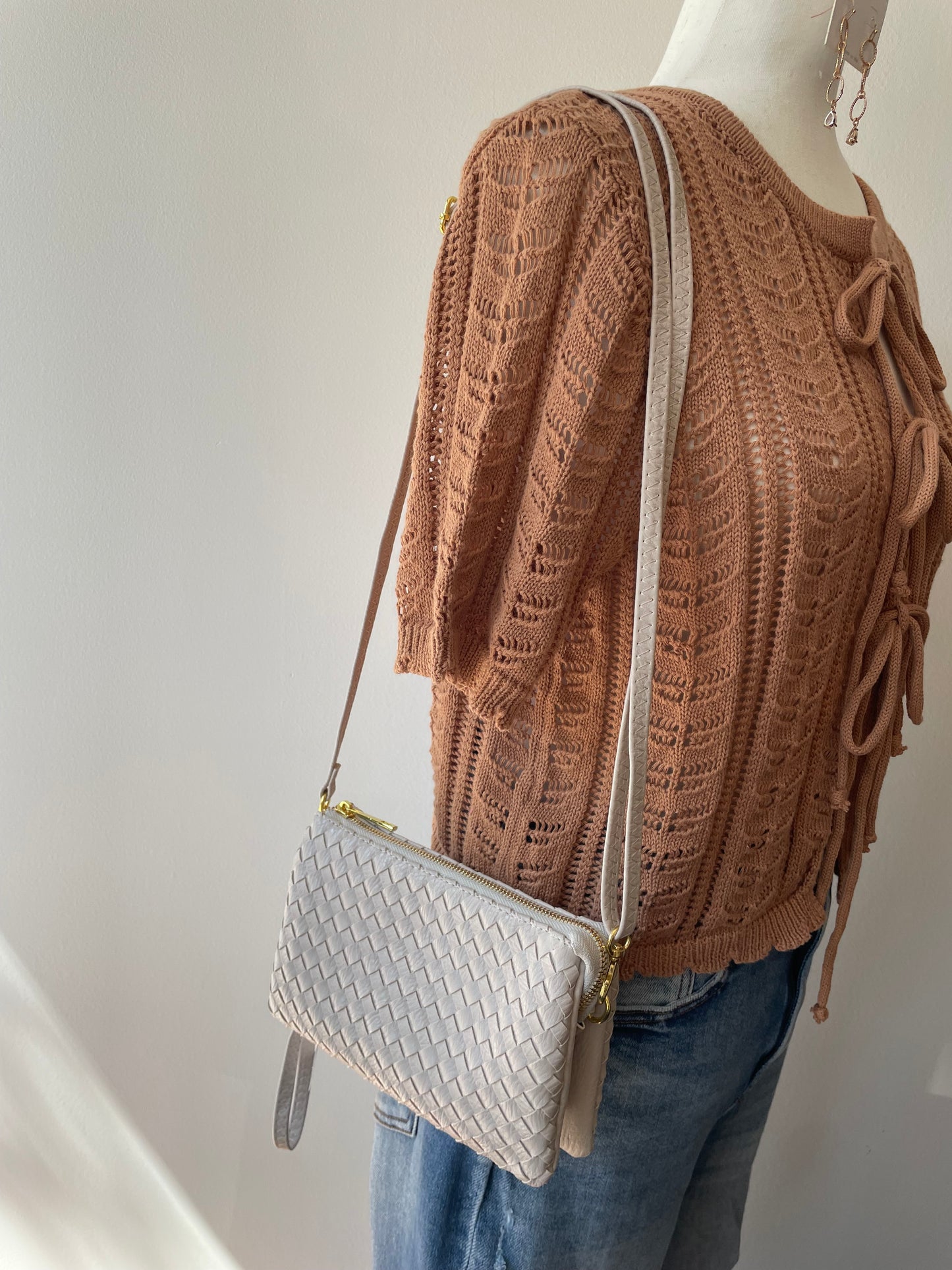 Braided Crossbody Purse