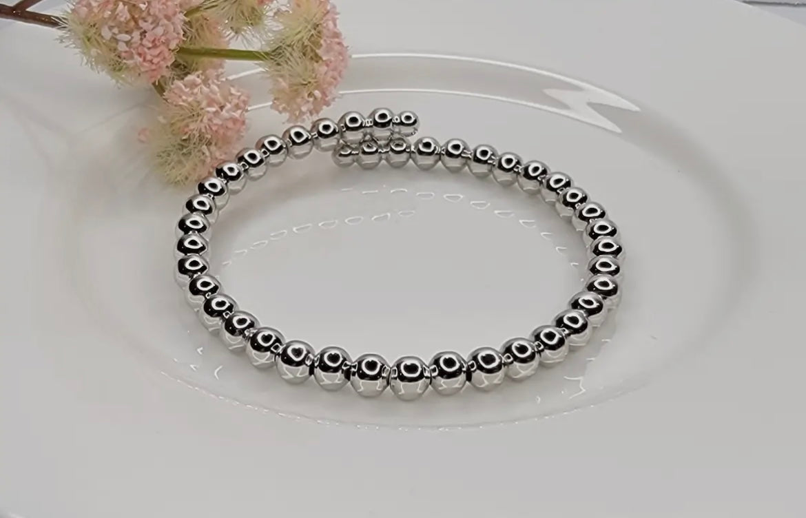 Round Beads Flex Bracelet