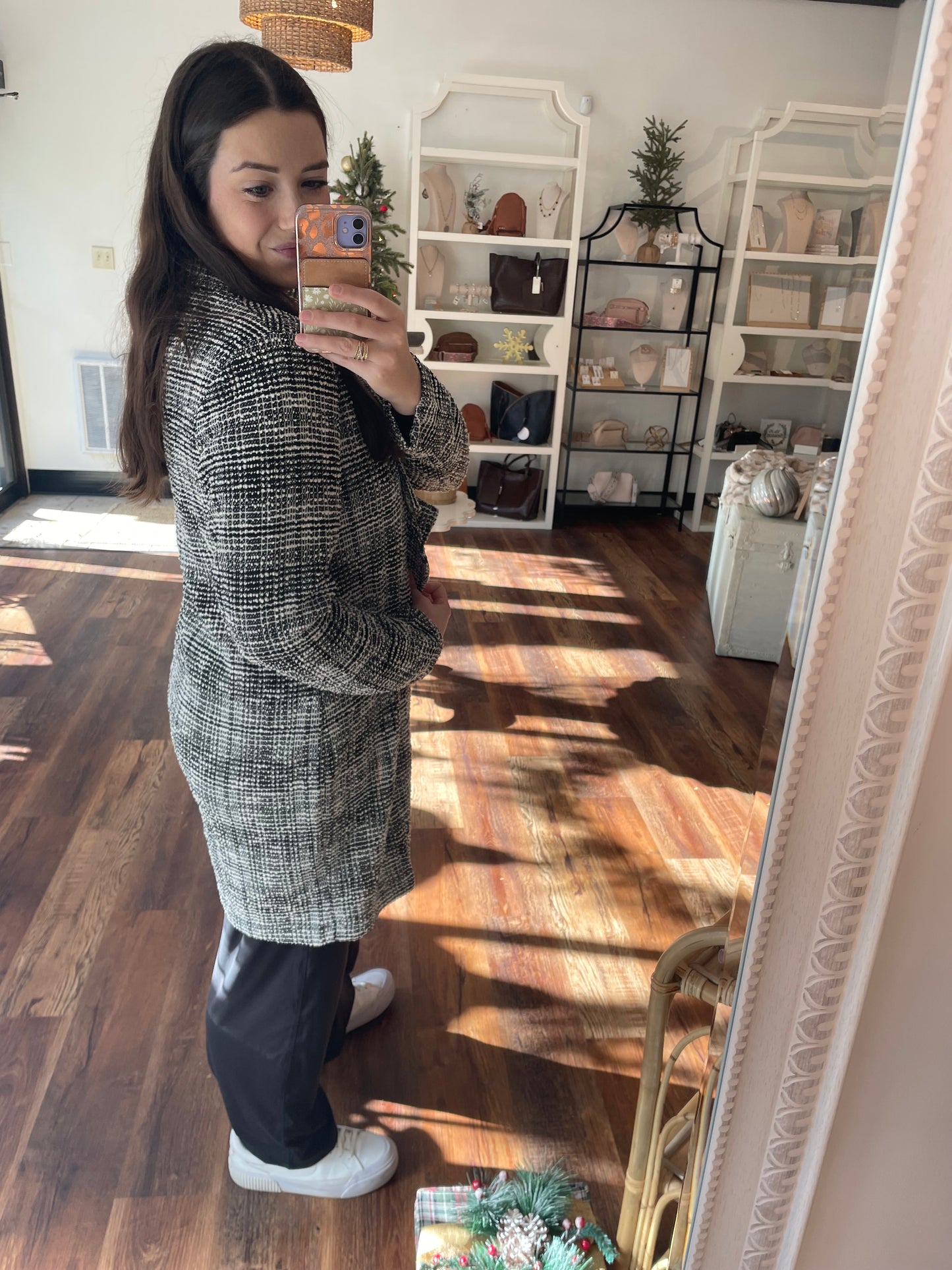 Black and Ivory Brixton Jacket