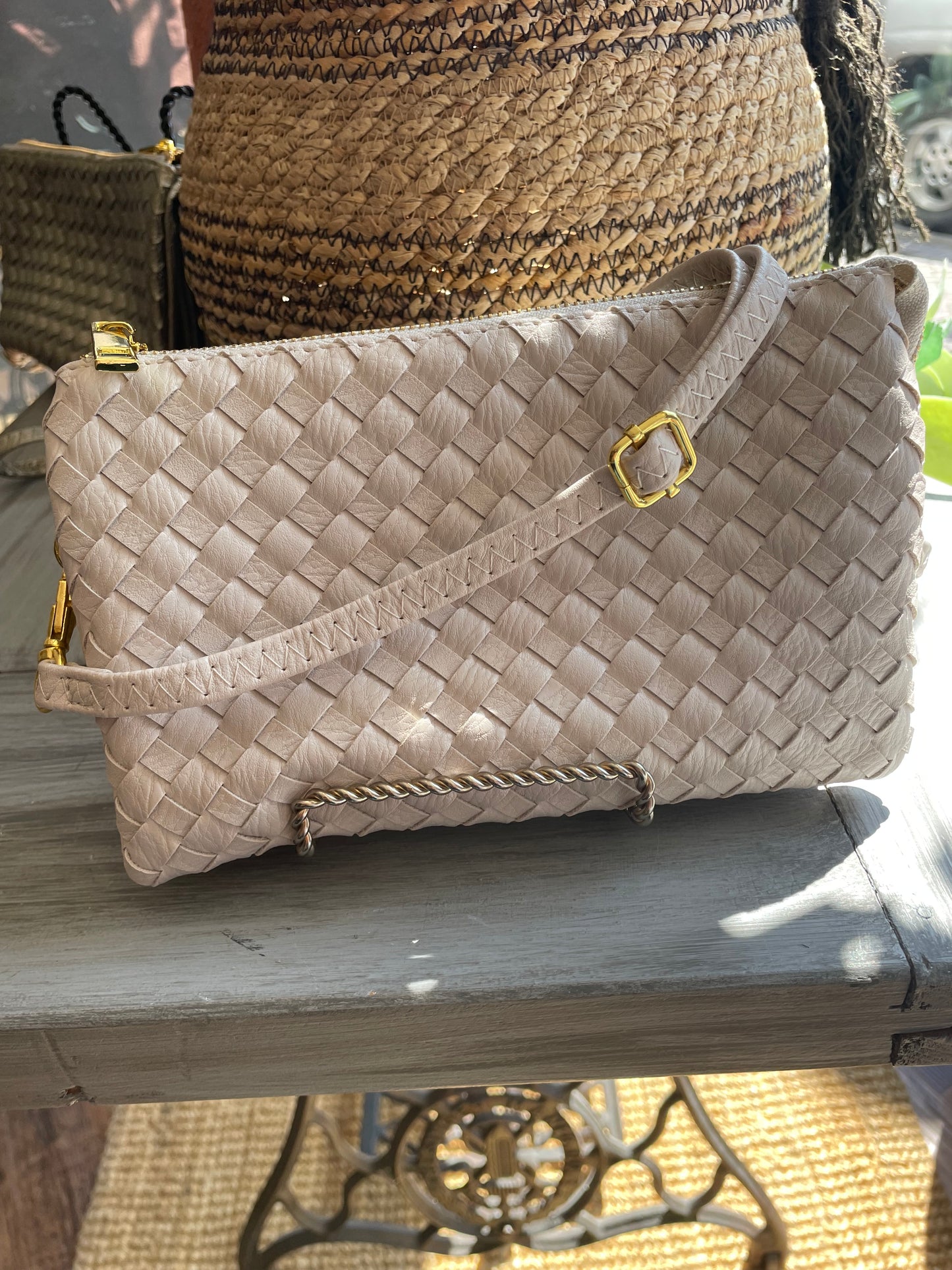 Braided Crossbody Purse