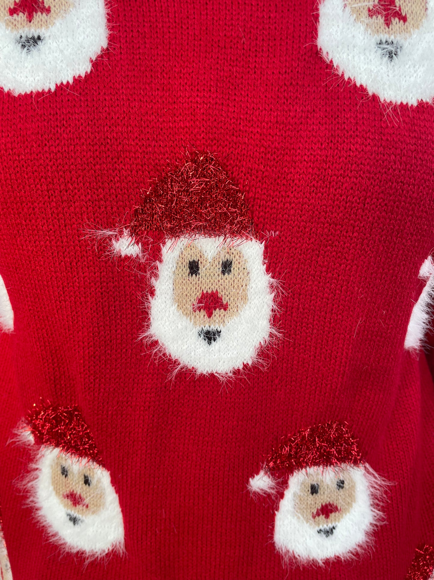 Red Santa Pullover Sweater