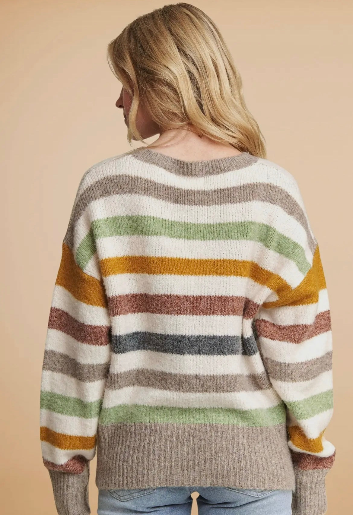 Multi-Color Stripe Sweater