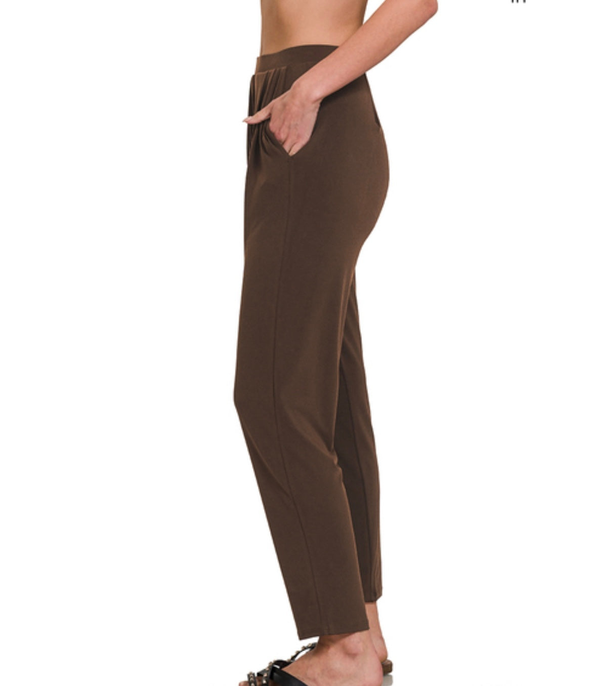 Pleated Pants with Pockets