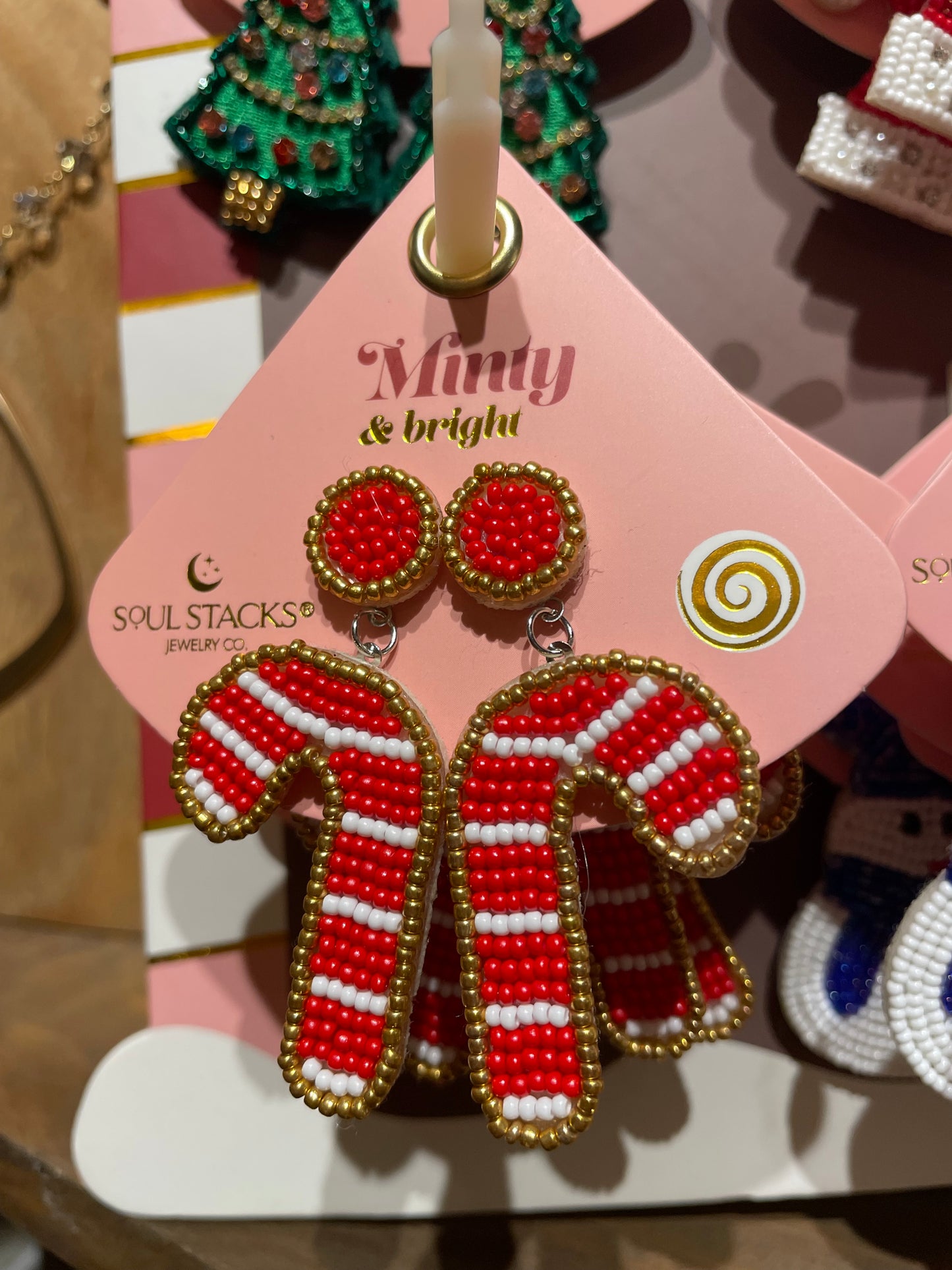 Soul Stacks Holiday Beaded Earrings