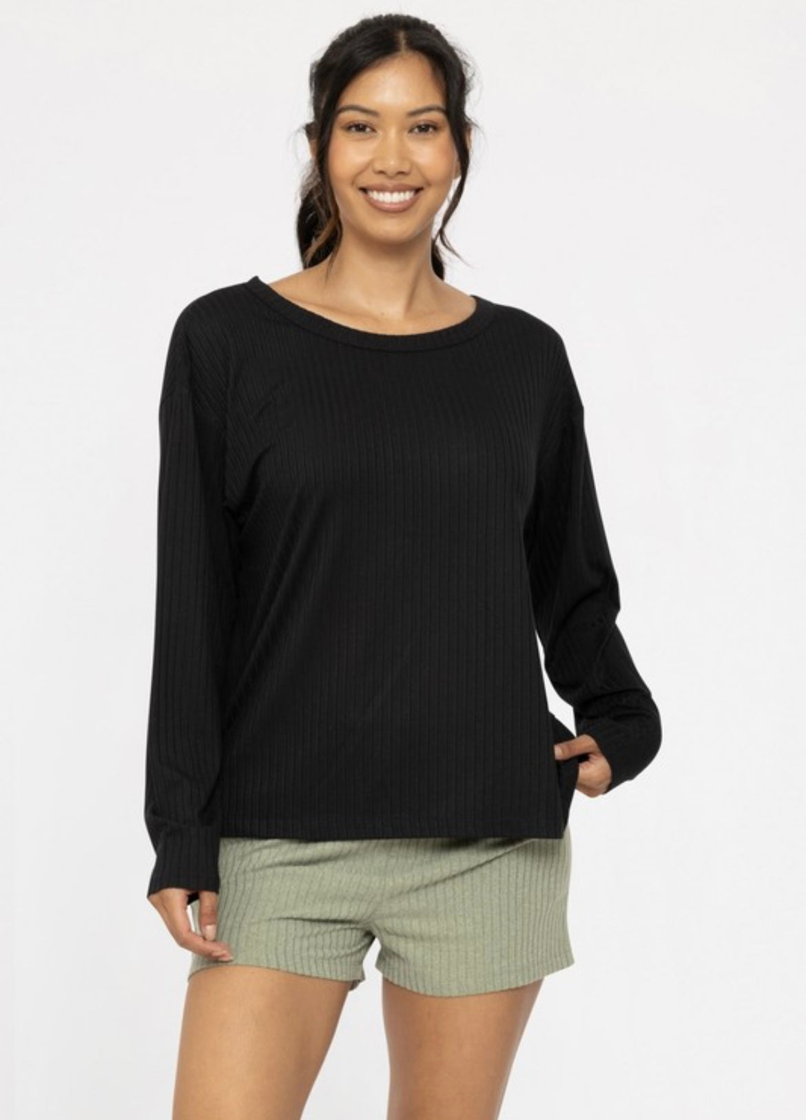 Soft Ribbed Top