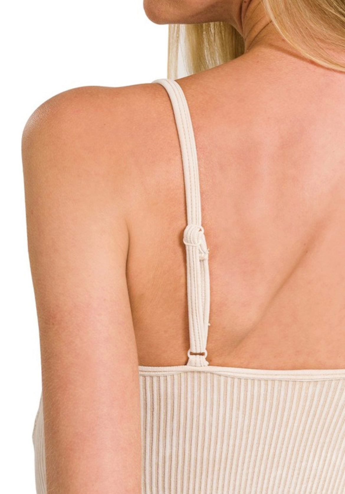 Stone Washed Ribbed Seamless Tank