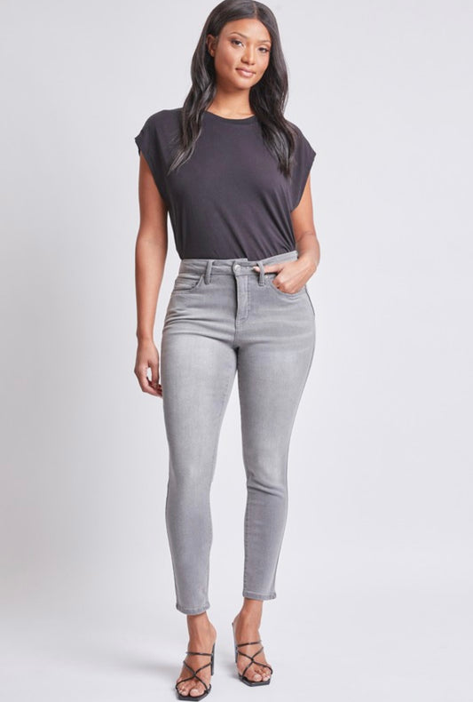 Light Grey Curve Fit Skinny Jeans