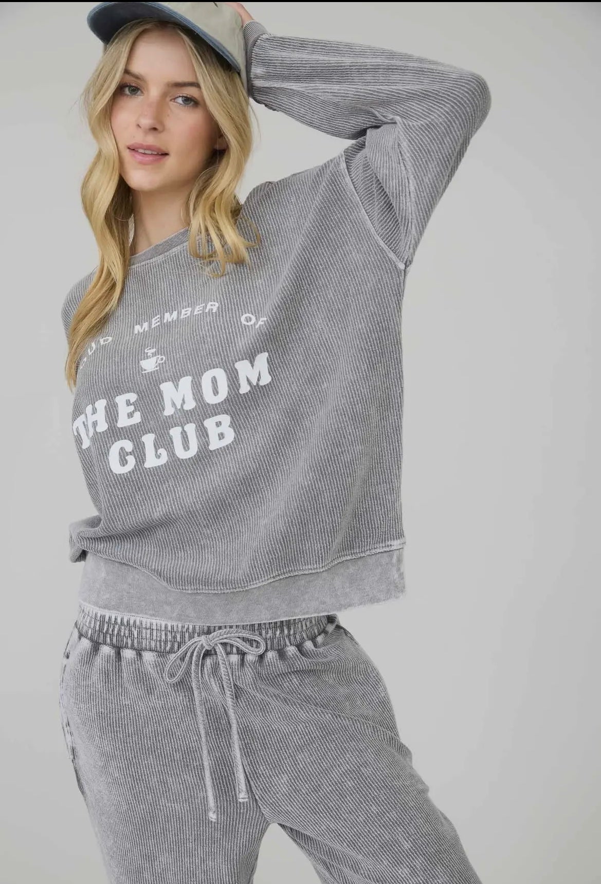 Mom Club Member Ribbed Top