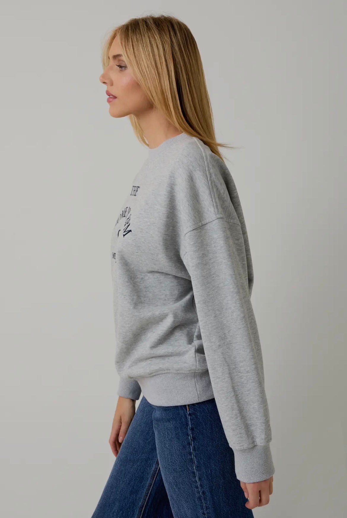 Home by 8pm Graphic Sweatshirt