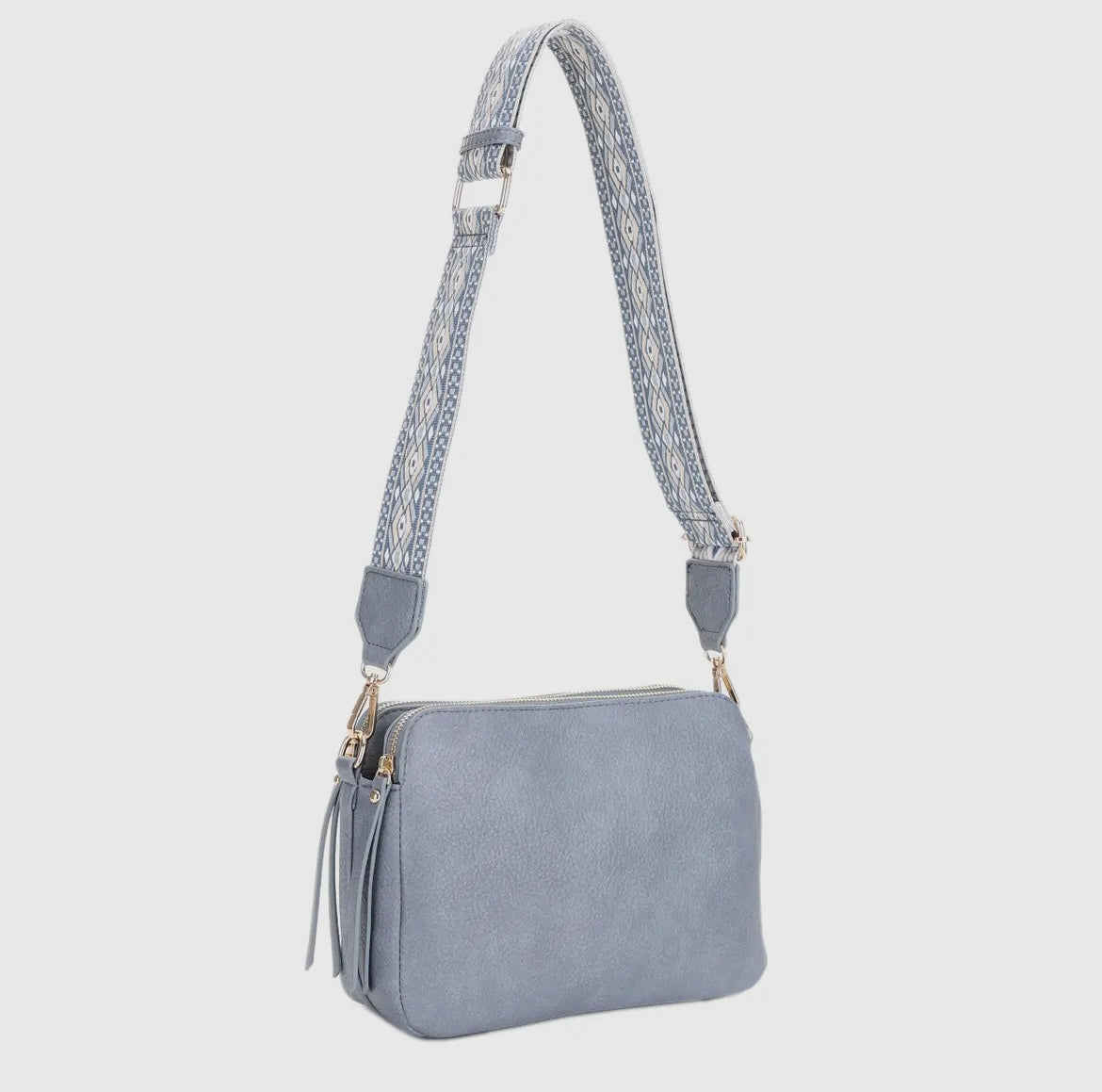 3 Compartment Crossbody Bag