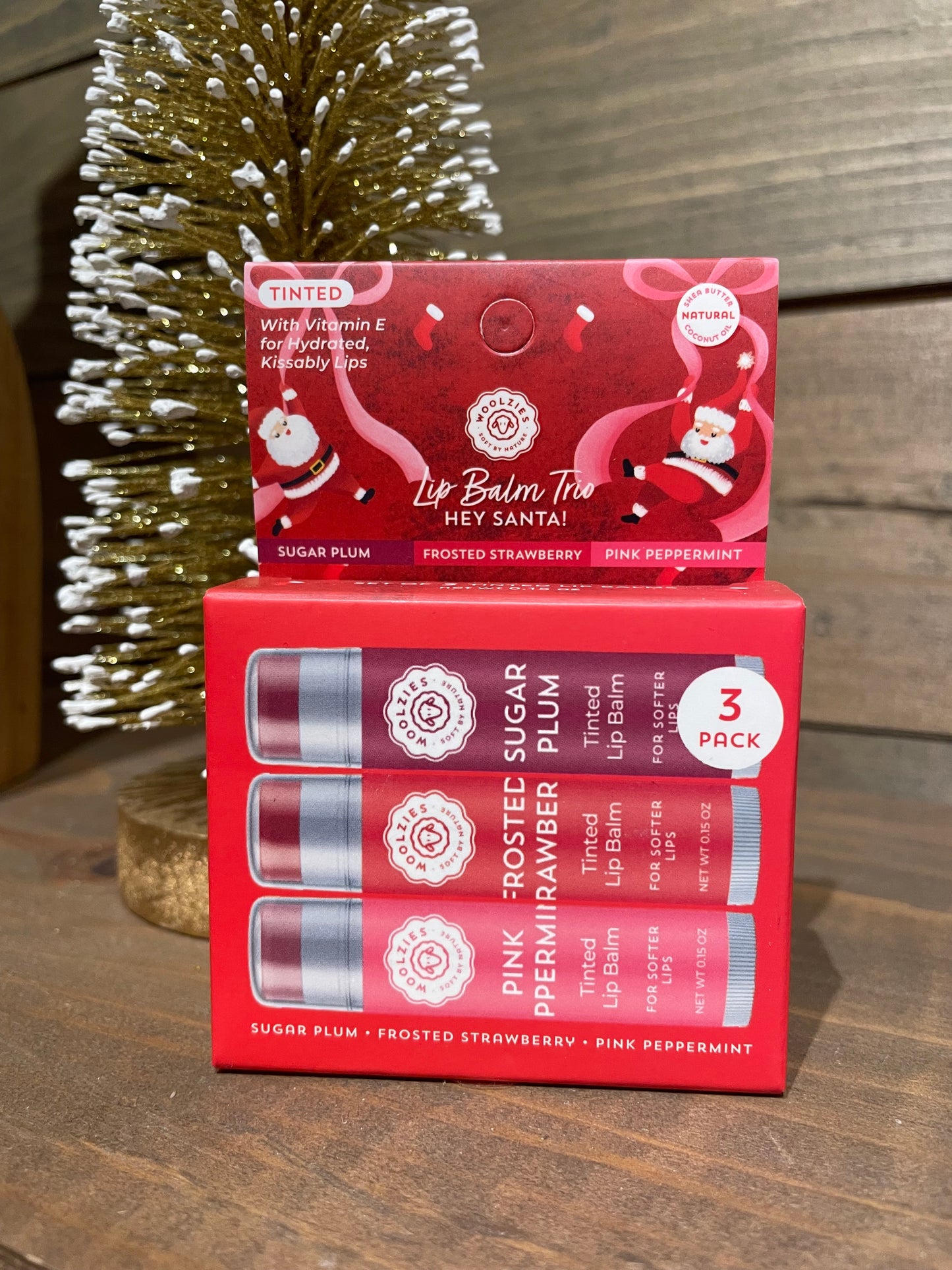 Natural Lip Balm Trio