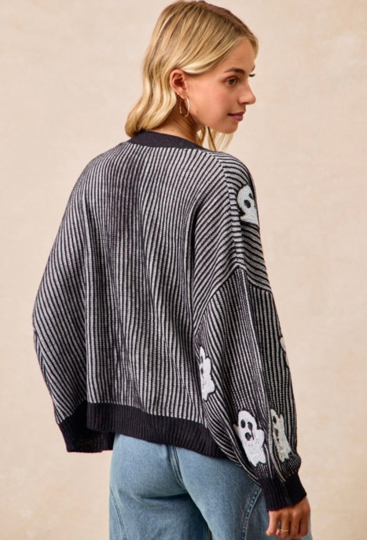 Ghost Sequin Cardigan