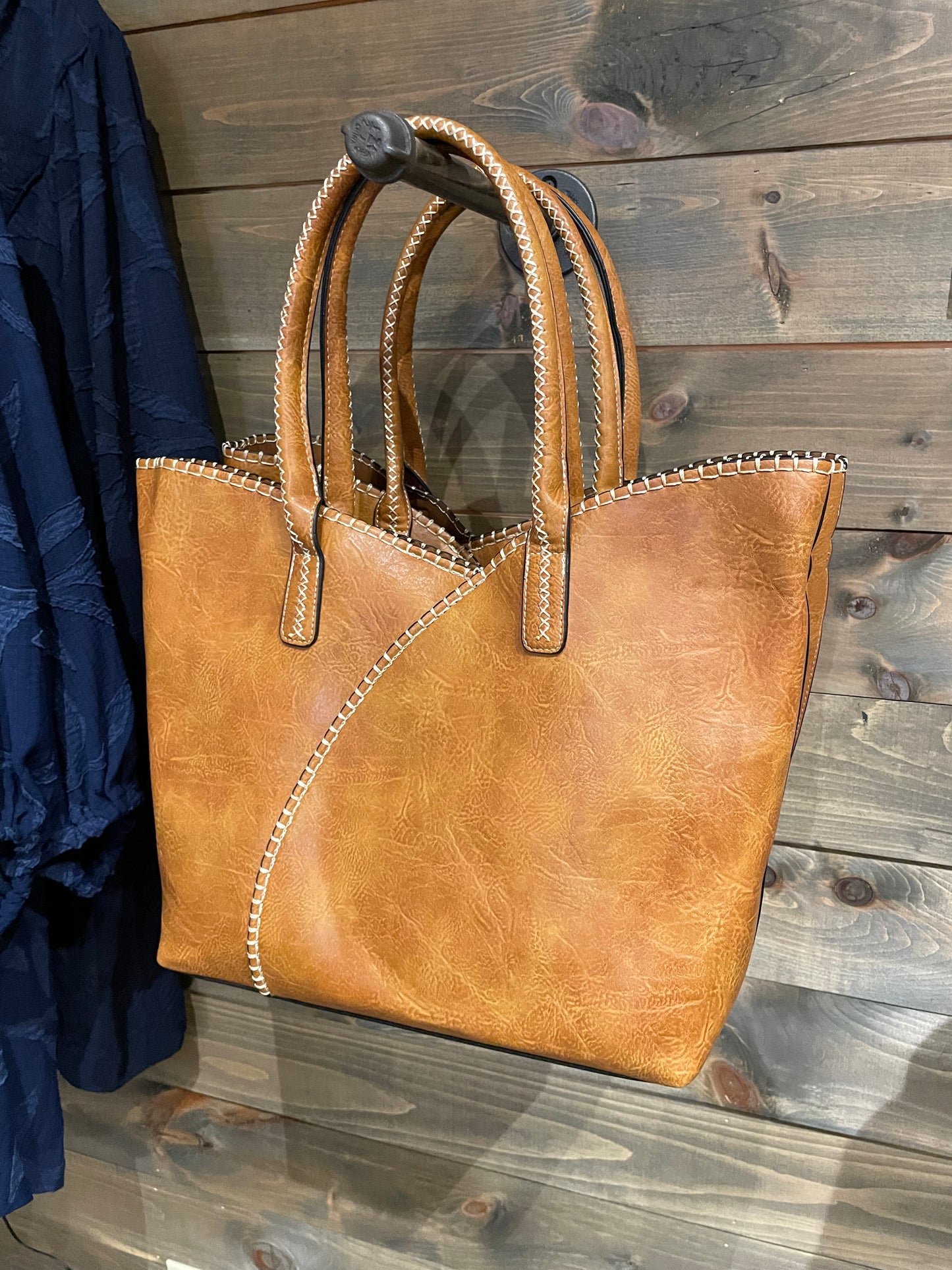 2 in 1 Tote with Stitching