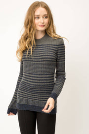 Blue/Grey Stripe Sweater
