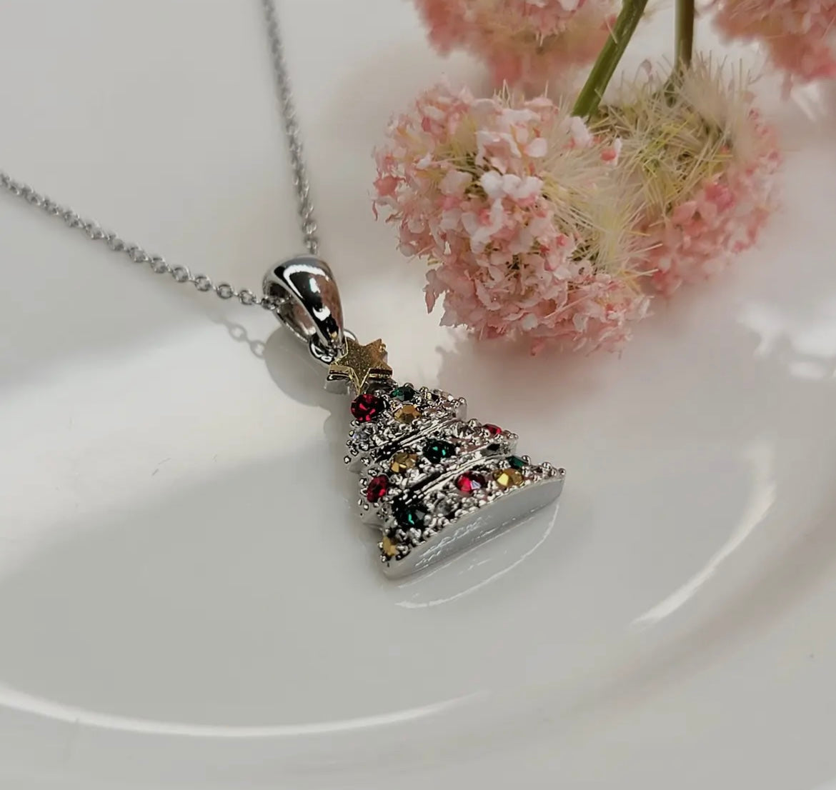 Christmas Tree Necklace