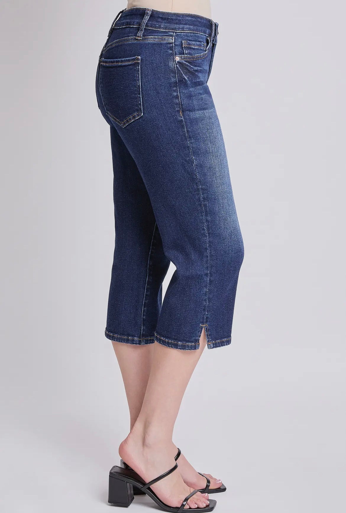 Premium Stretch Denim Capris