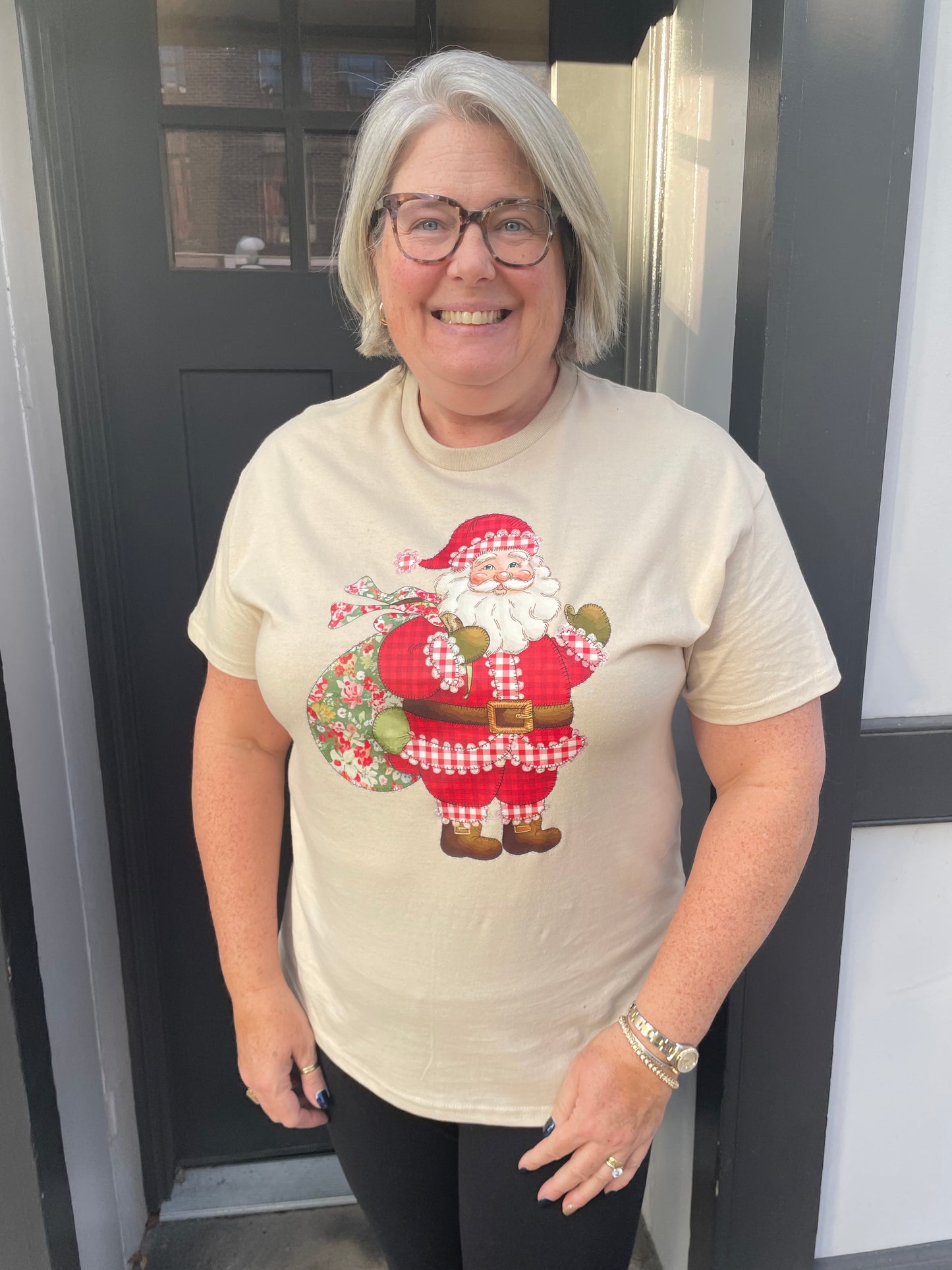 Santa Patchwork T-Shirt