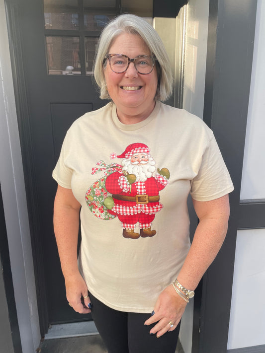 Santa Patchwork T-Shirt
