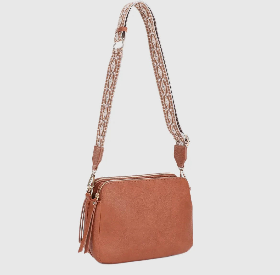 3 Compartment Crossbody Bag
