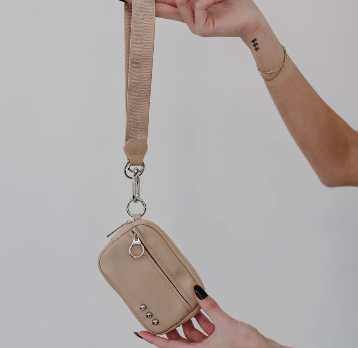 Nylon Card Wallet Wristlet