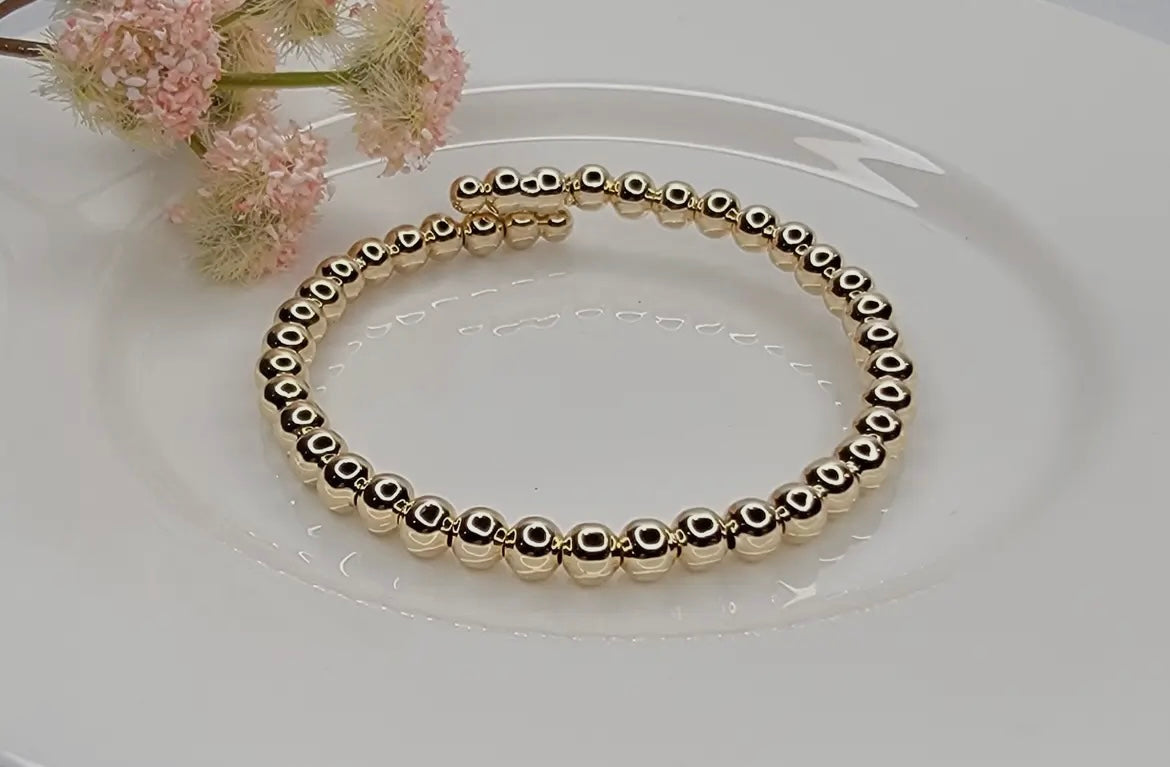 Round Beads Flex Bracelet