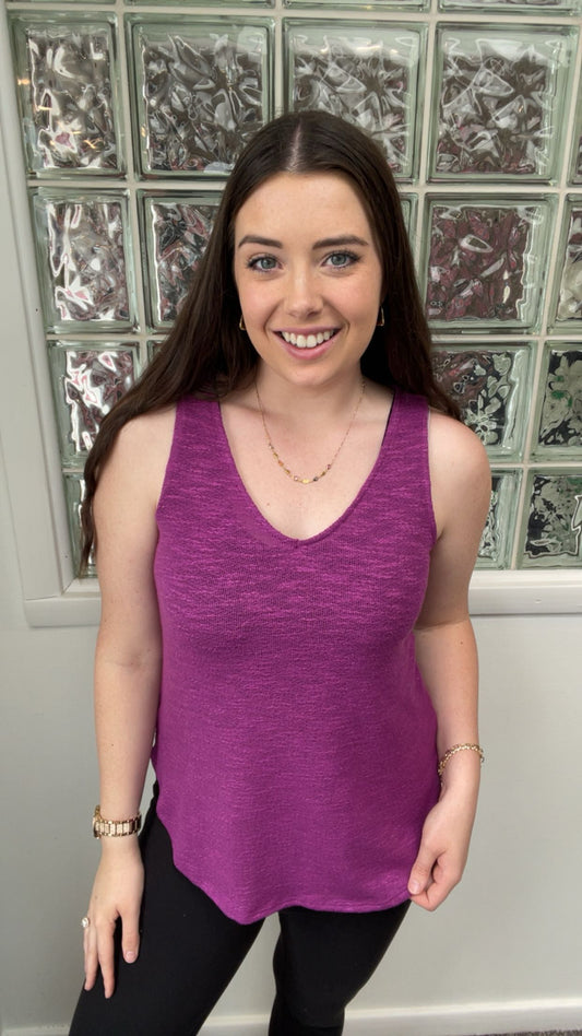 Slub Knit Tank