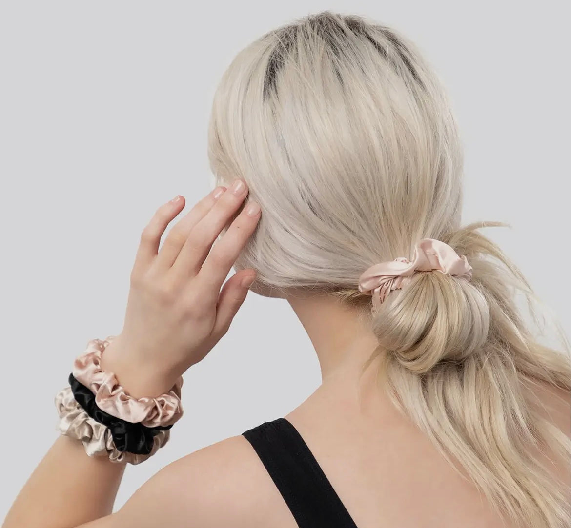 Satin Sleep Scrunchie 5-Piece Set