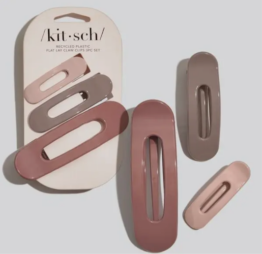 Glossy Terracotta Claw Clips