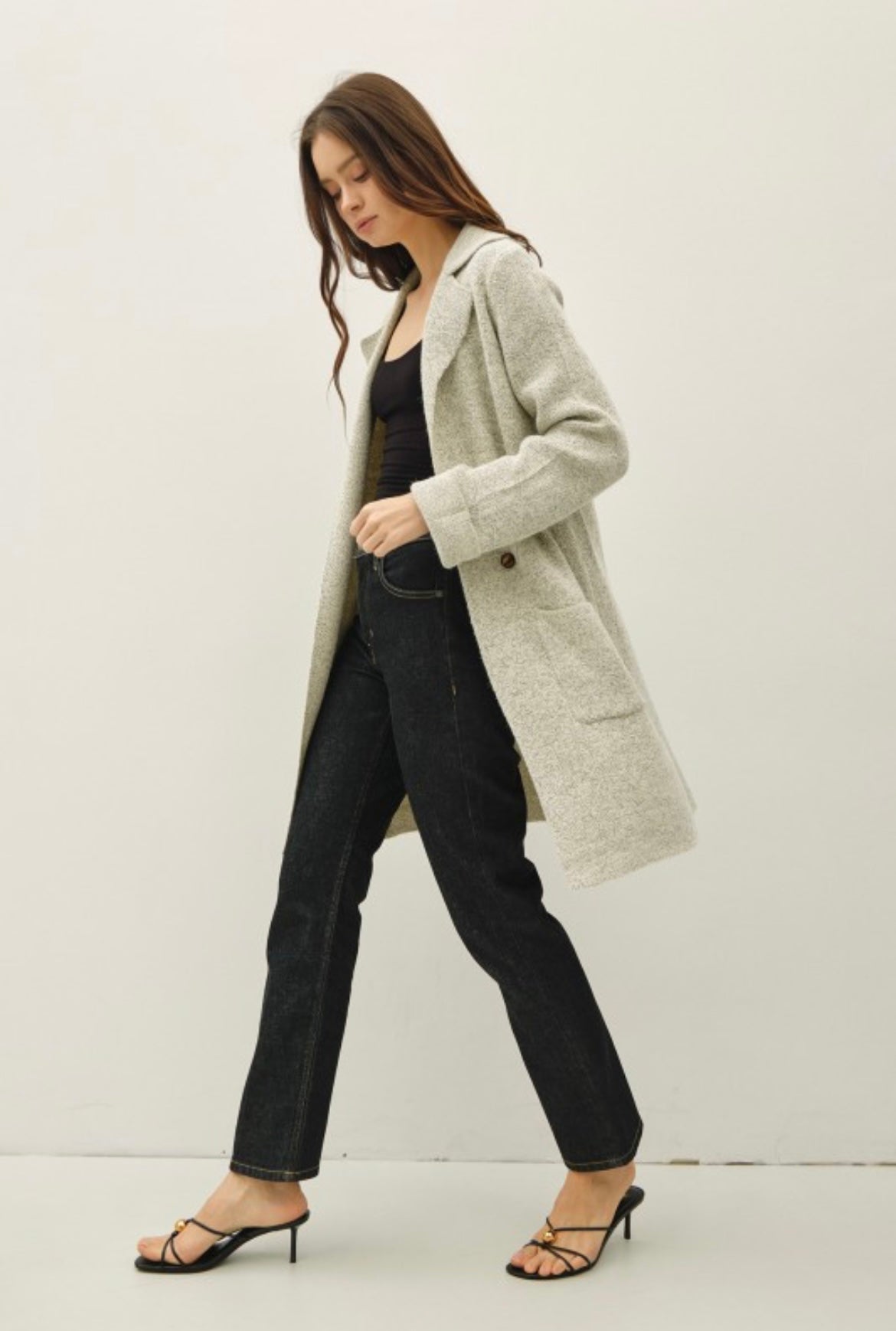Oatmeal Sweater Coat