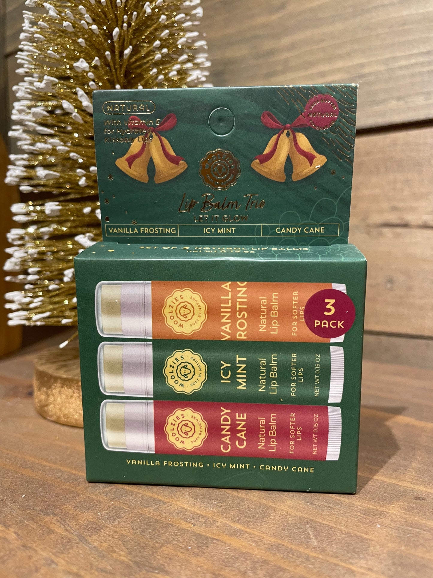 Natural Lip Balm Trio