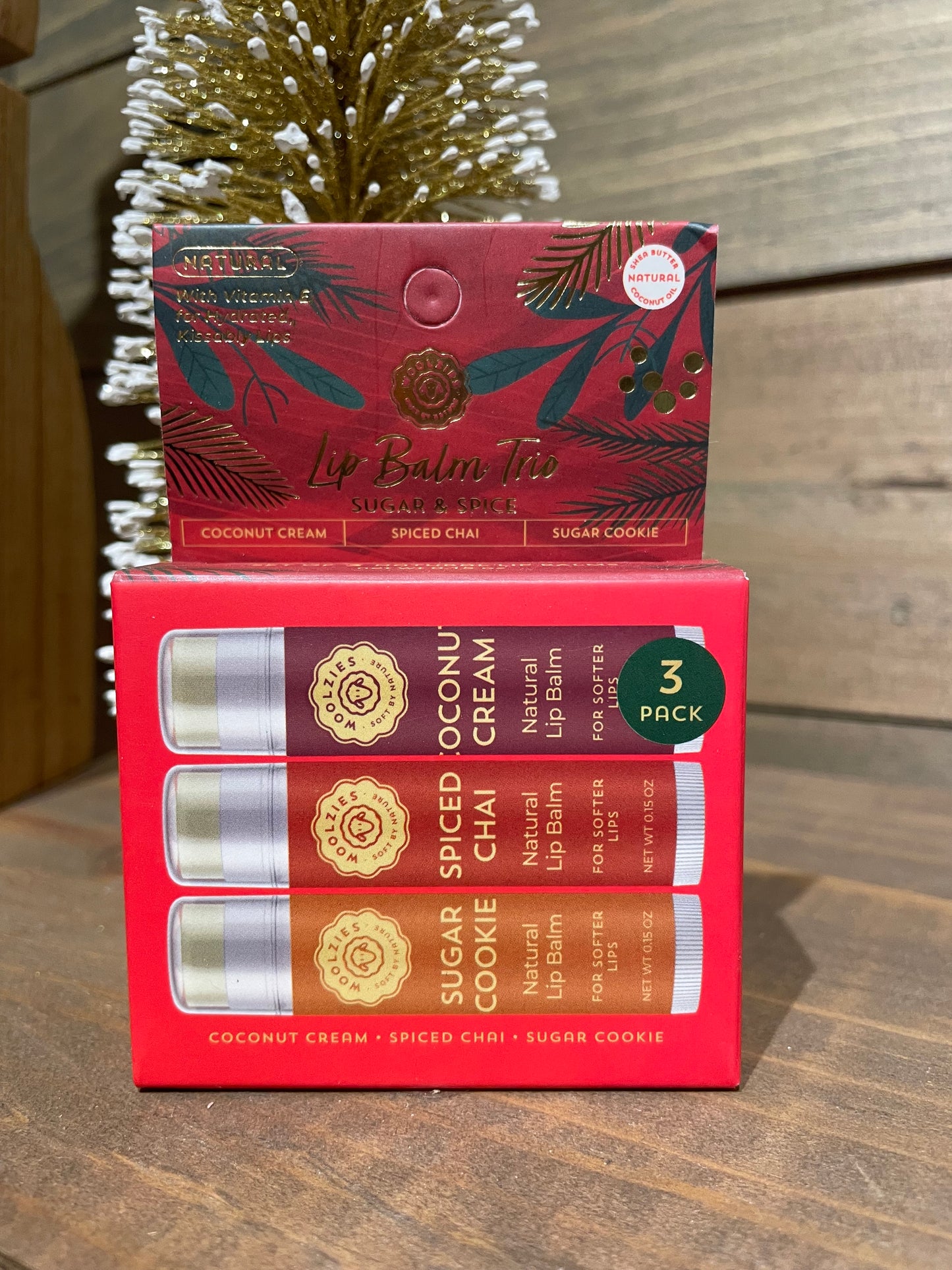 Natural Lip Balm Trio