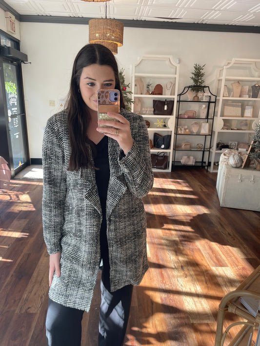 Black and Ivory Brixton Jacket