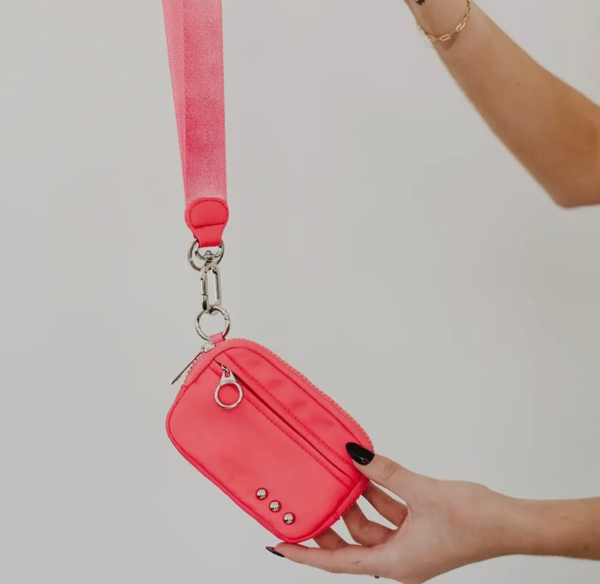 Nylon Card Wallet Wristlet