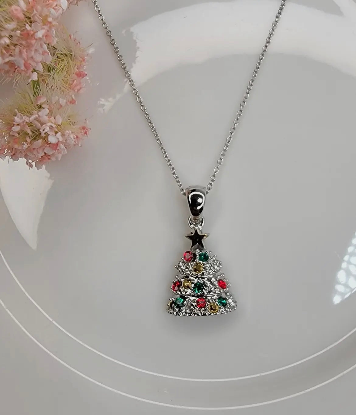 Christmas Tree Necklace