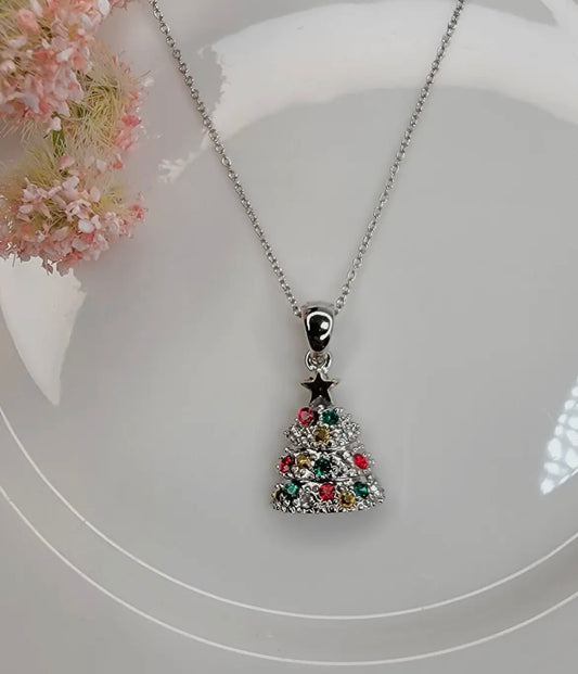 Christmas Tree Necklace