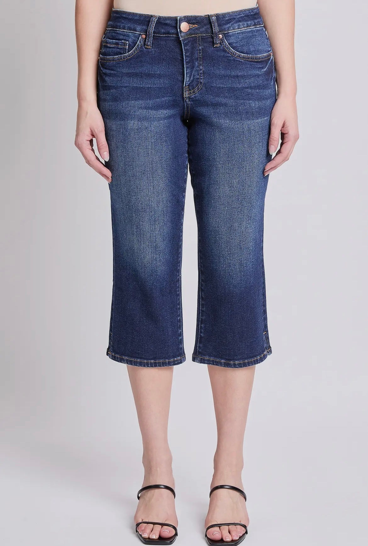 Premium Stretch Denim Capris