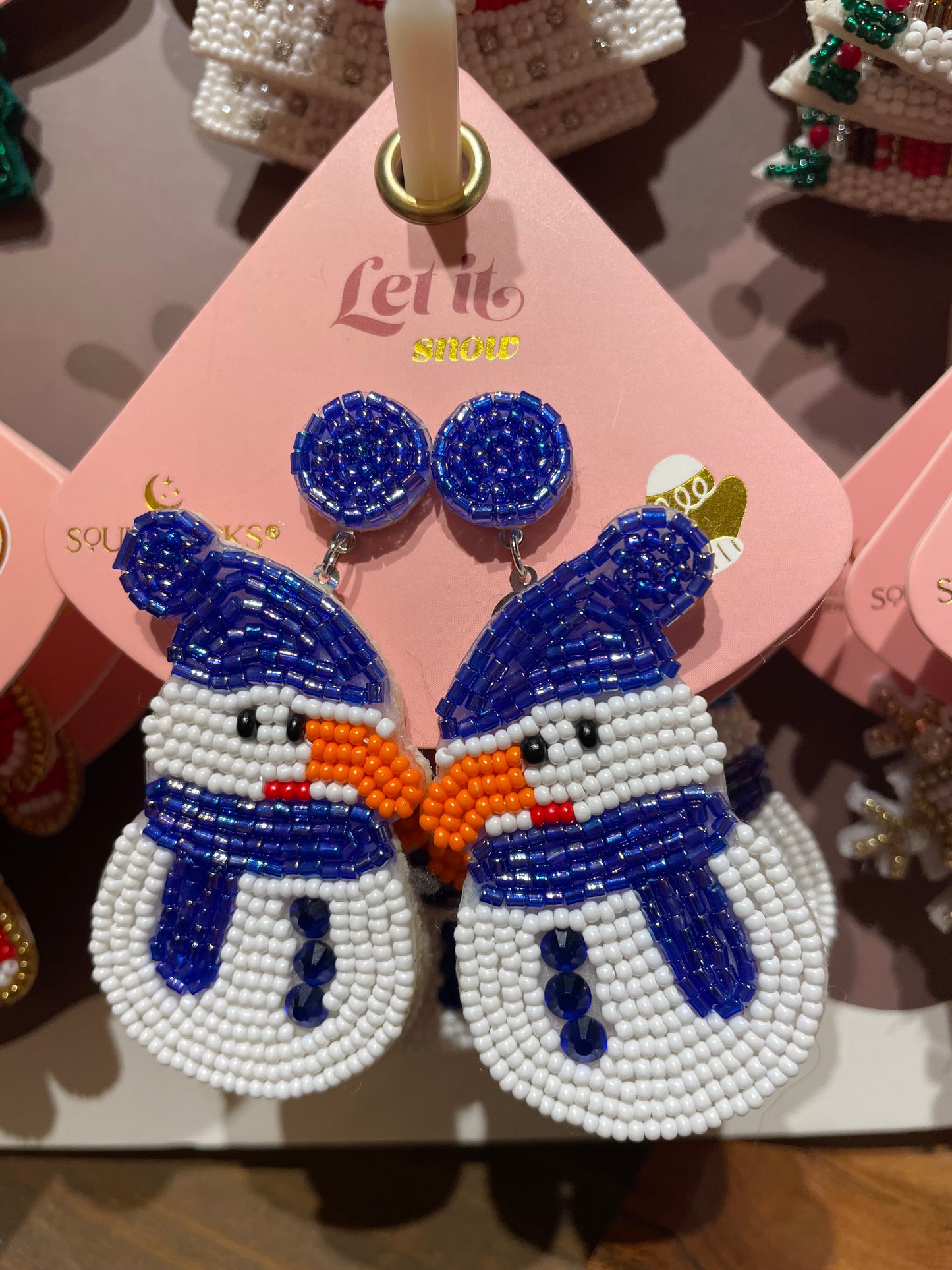 Soul Stacks Holiday Beaded Earrings