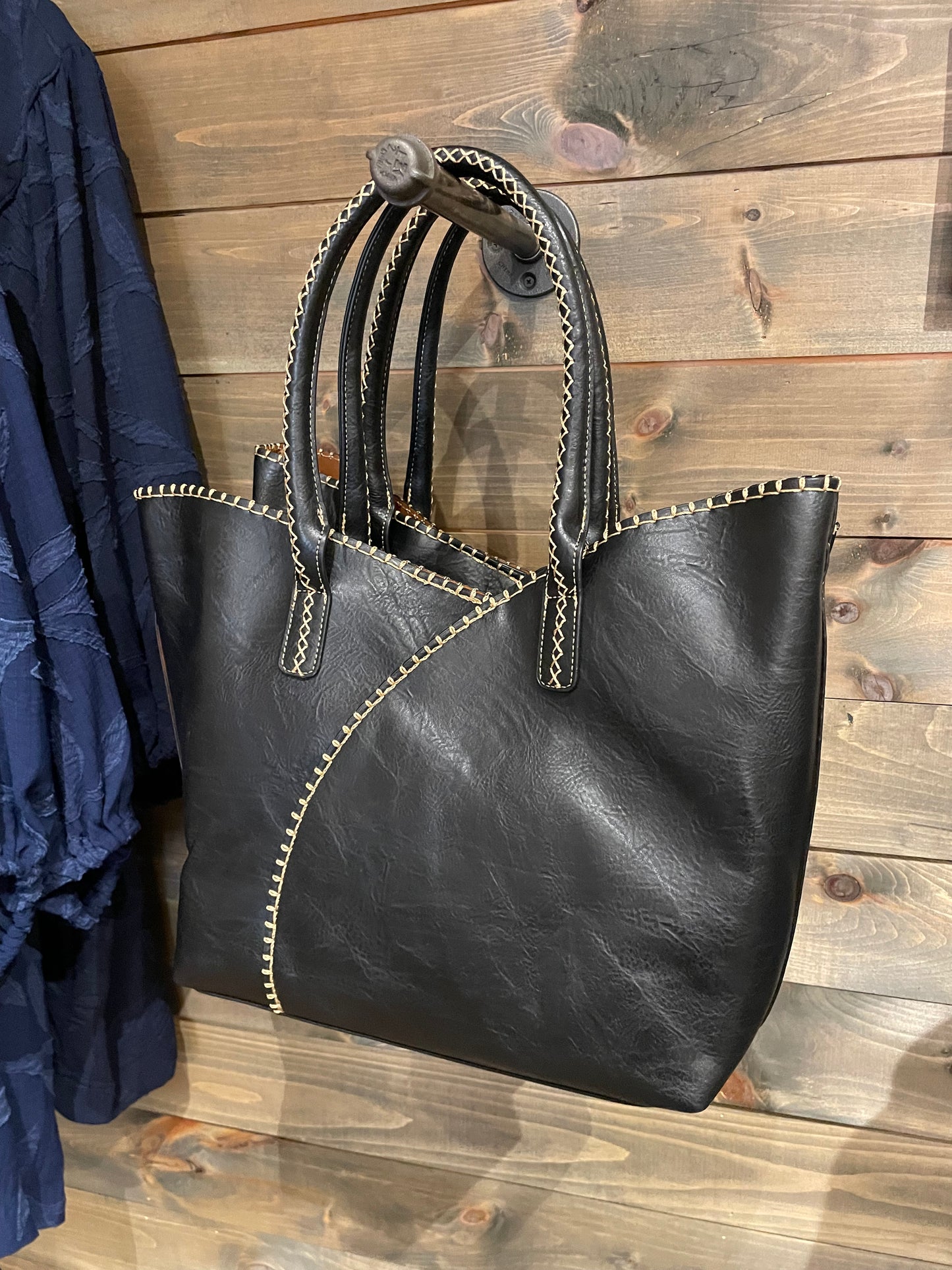 2 in 1 Tote with Stitching