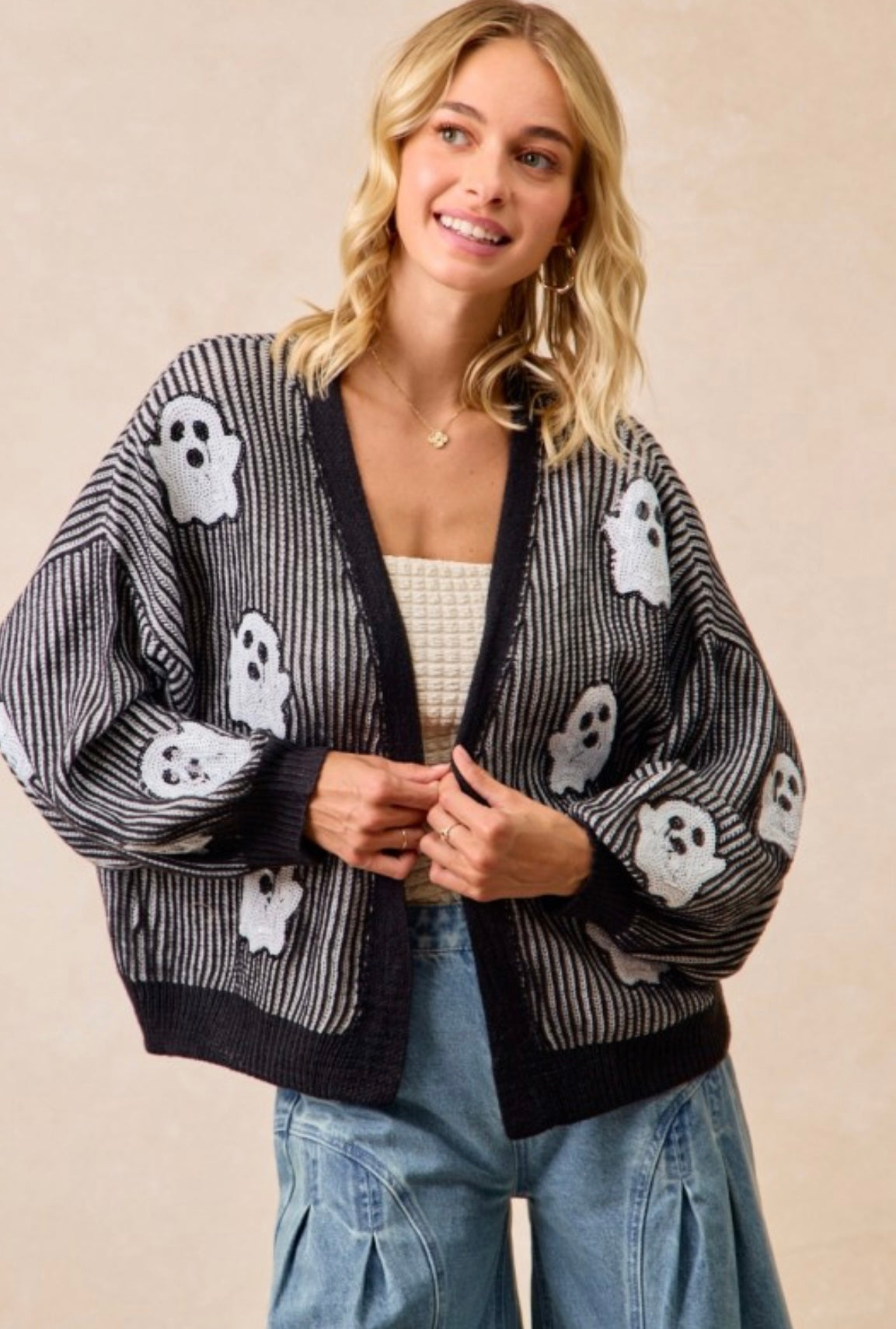 Ghost Sequin Cardigan