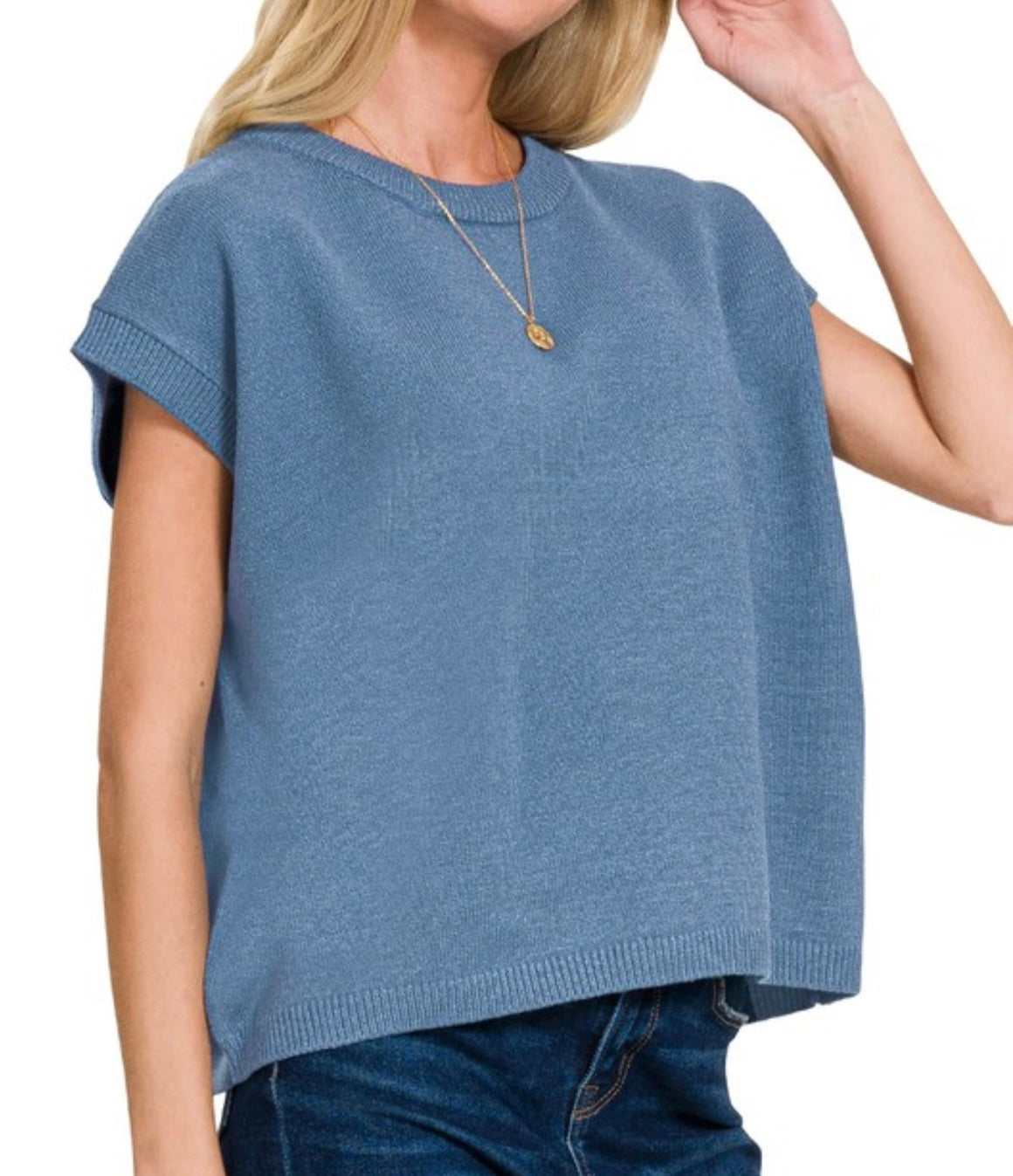 Oversized Sweater Vest