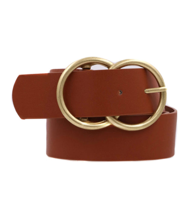 Brown Double Ring Belt
