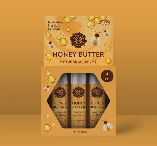 Honey Butter Lip Balm Trio