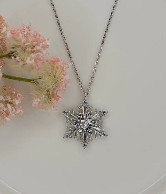 Snowflake Pendant Necklace
